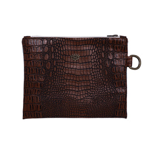 Purple Milagros Hand Painted Clutch