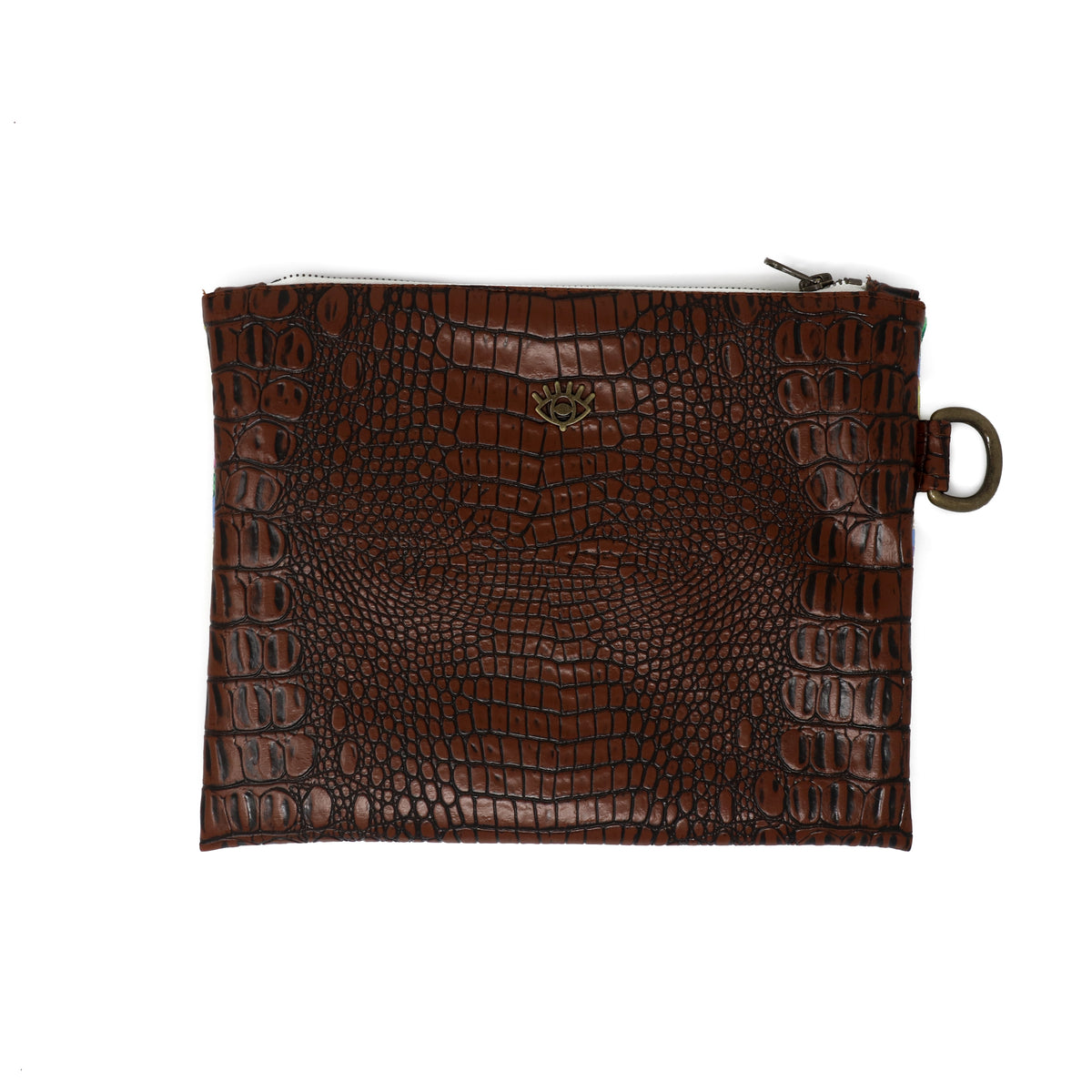 Lemonade Hand Painted Clutch