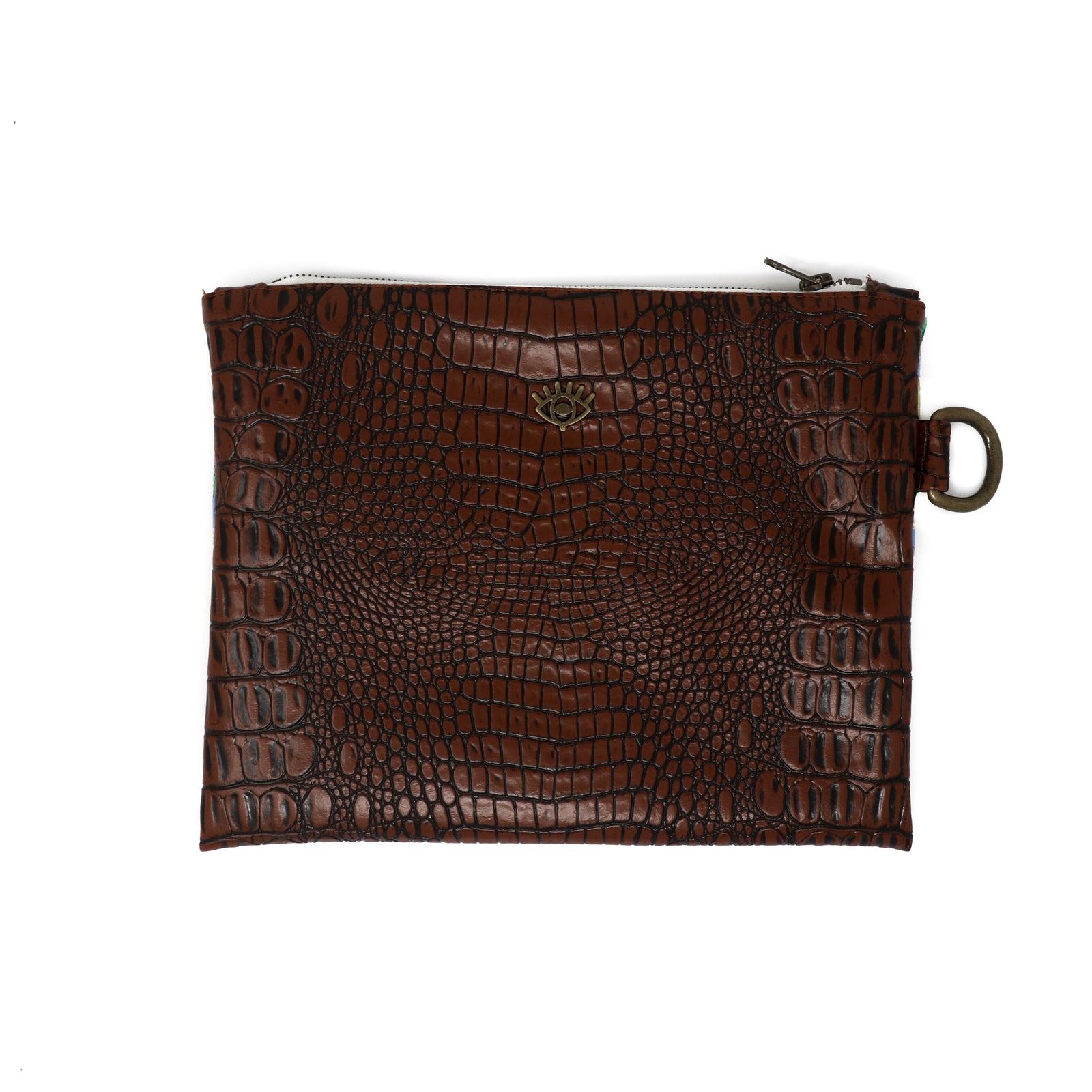 Lemonade Hand Painted Clutch